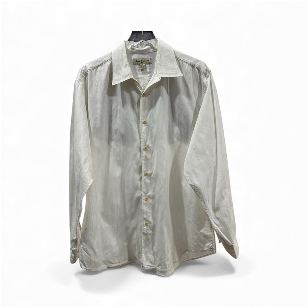 Tommy Bahama Ivory Textured Shirt